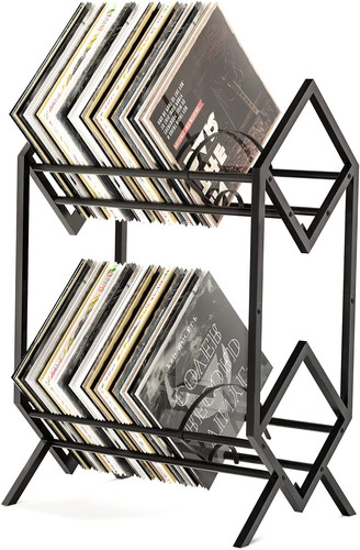 Tier vinyl record storage - 2-tier,