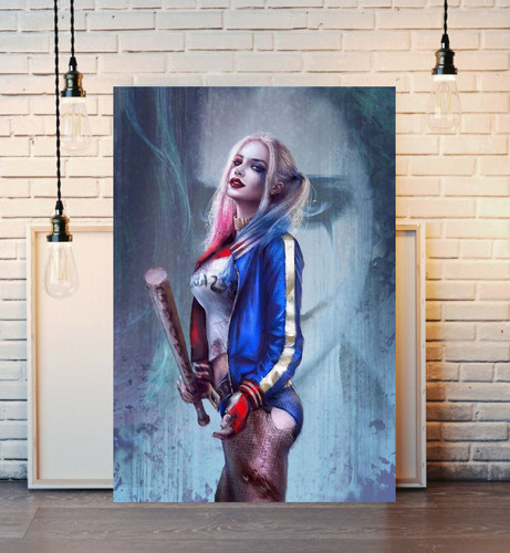 Harley quinn canvas - harley, print