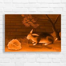 Rabbit with Carrots Botanical