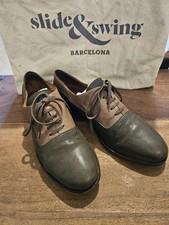 Mens Leather Slide & Swing