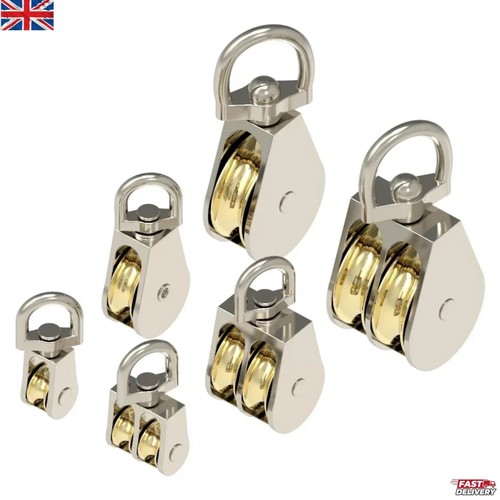 Double pulley mini zinc - double,