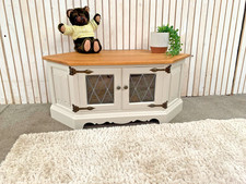 Old Charm Corner tv unit Painted Grey