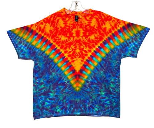 Tie dye shirt - water, v