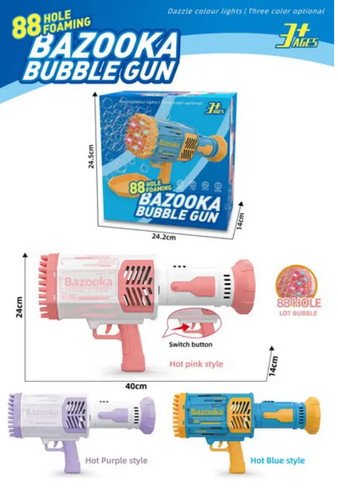 Hole bazooka bubble gun - gun, toy
