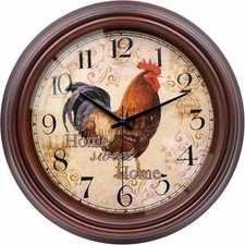 VIKMARI Rooster Wall Clock