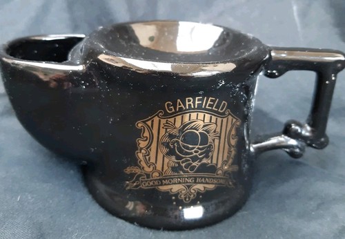 Vintage black ceramic - , garfield