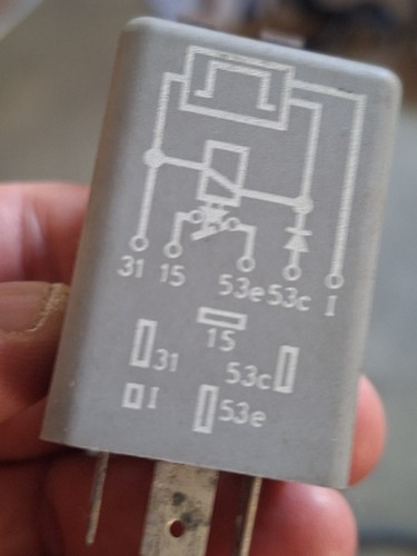 Rear wiper relay - wiper,