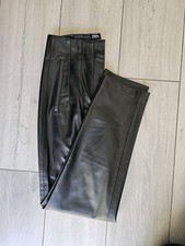 Zara Black Faux Leather High