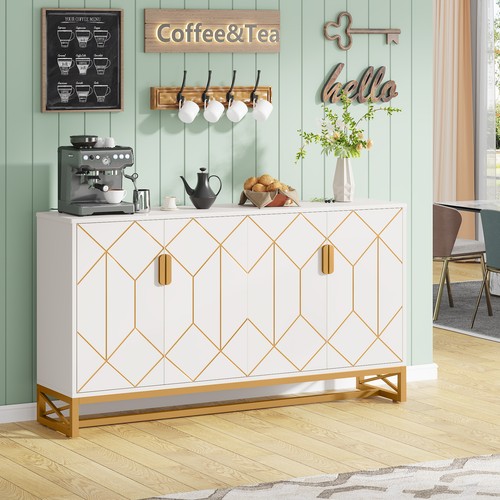 White modern sideboard - sideboard, buffet