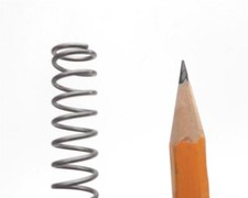 UK 7.3mm OD (7mm) Stainless/Carbon compression spring up to 1m long next day