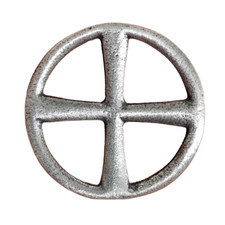 Celtic Sun Cross Pewter Pin