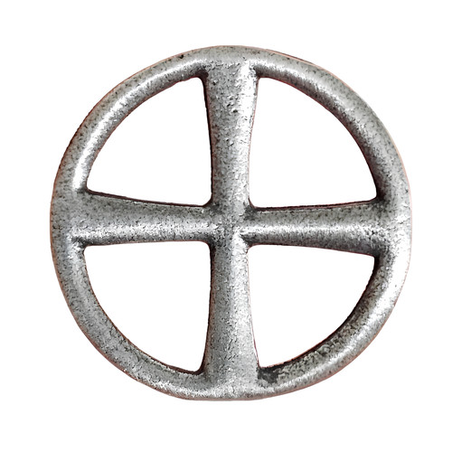 Celtic sun cross pewter - sun, pin