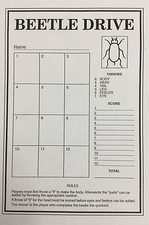 BEETLE DRIVE GAME CARDS PACK