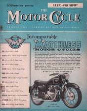 The motor cycle - motor, september