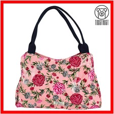 Cath Kidston New Day Shoulder Bag Winding Rose Floral Multi Shiny Oilcloth CO62