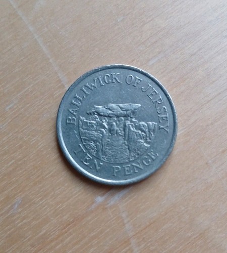 Bailiwick jersey 10p - bailiwick, coin
