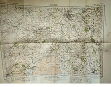 CARLISLE Ordanance Survey  Map   1 Inch 1940 war revision LINEN  backed ww2 NO9