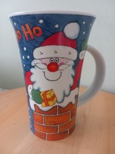 Dunoon Stoneware Santa Jane Brookshaw Extra Large Tall Latte Mug Cup 500ml