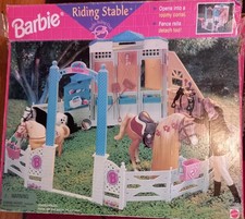 Barbie Horse Set With Accessories Including Stable