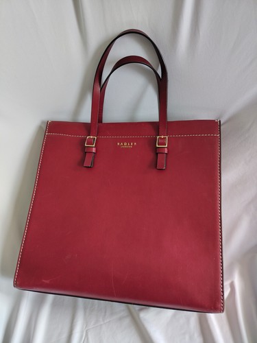 Radley handbag tote burgandy - radley,