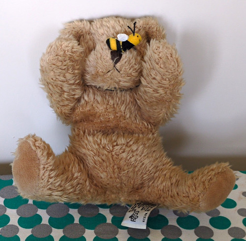 Russ buzz beige plush teddy - plush,