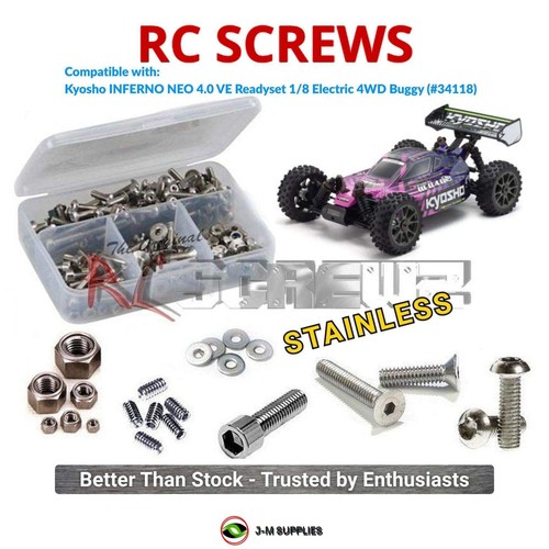 Rcscrewz stainless screw kit - stainless,