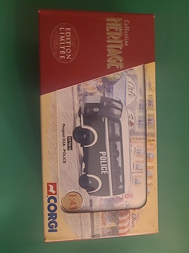 Corgi peugeot police - peugeot,