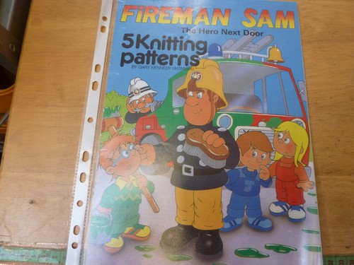 Fireman sam knitting - fireman,