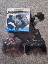 Quickshot Wireless Controller Twin Pack for PlayStation 2 Boxed