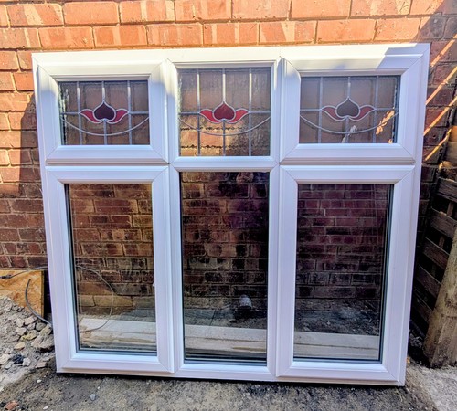 White double glazed upcv with - white,