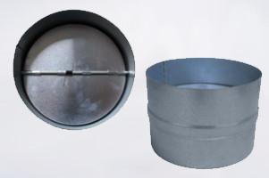 Metal back draught shutter - shutter,