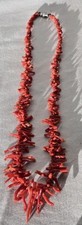Vintage Graduated Coral Red