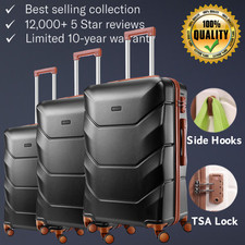 3 Piece ABS Luggage Set
