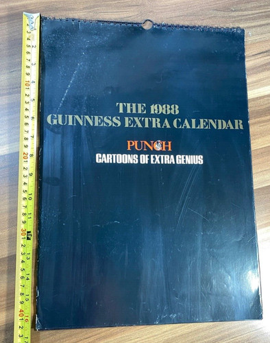 Guinness calendar 1988 punch - calendar,