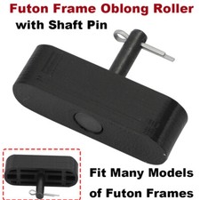 Futon Frame Oblong Roller with Shaft Pin - Slider/Glider/Dowel - Hardware Part