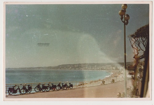 Vintage french riviera beach - riviera,