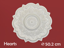 ✨Medium Size Ceiling Rose Polystyrene White Easy Fit Lightweight 46cm - 54.5cm✨