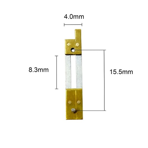 French clock suspension brass - french,