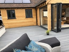 Finch Composite WPC Decking Boards Wood Effect Individual sample Postage FOC