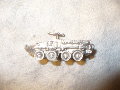 Unmarked miniature pewter - miniature, tank