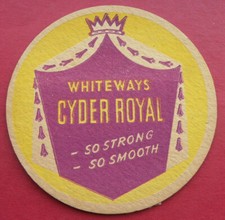 Whiteways Devon Cider Beer Mat