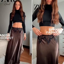 ZARA WOMAN FW25 GREEN SATIN