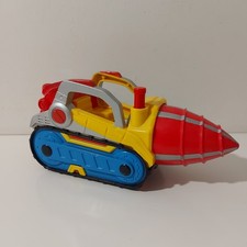 Marvel Playskool Heroes Iron Man Repulsor Drill Vehicle Spinning Drill Imaginext