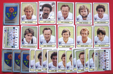 CRICKET 83 - LANCASHIRE - PANINI - 1983  - 12 STICKERS + 14 DUPLICATES - VG
