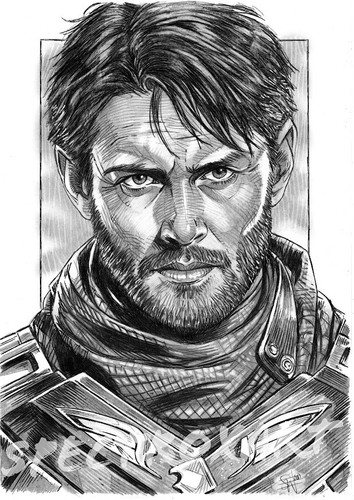 Original art soldier boy by - original,