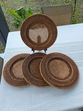 Set of 4 Wicker Rattan