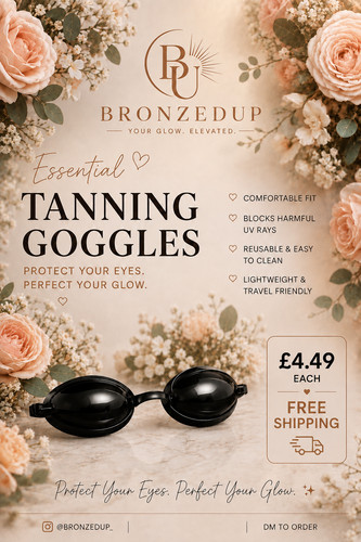 Bronzed sunbed protection - bronzed,