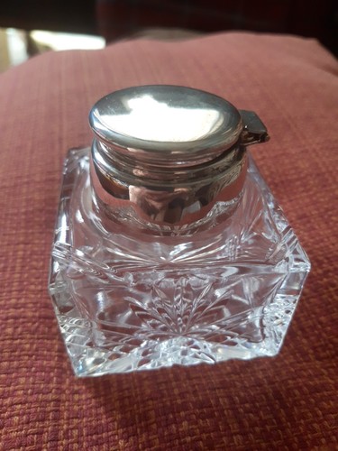 Heavy square cut crystal glass - heavy,