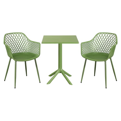 Moss green lattice square - moss,