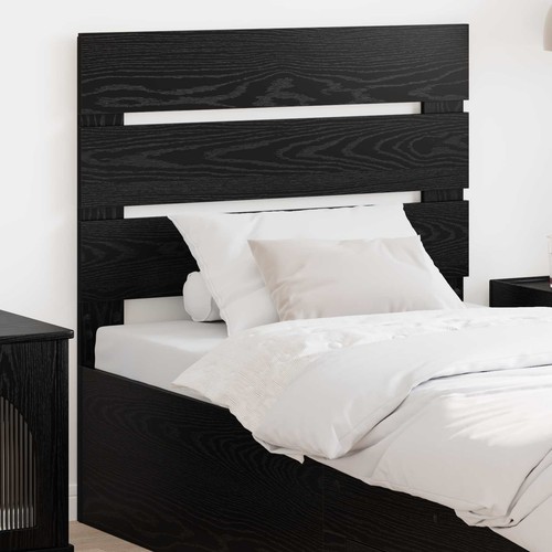 Vidaxl headboard black oak - black,
